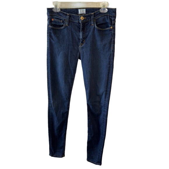 Hudson Nico Super Skinny Midrise Dark Jeans Size 28 - Picture 2 of 13